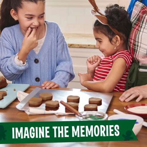 Pillsbury Ready to Bake Limited Edition Gingerbread Cookie Dough Perspective: top