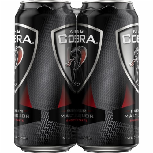 King Cobra Premium Malt Liquor Perspective: top