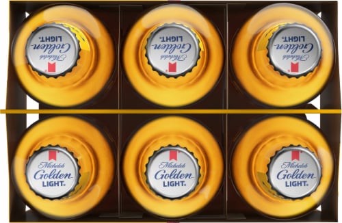 Michelob Golden Light Beer 6 Bottles