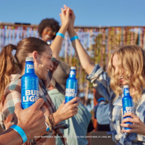 Bud Light American Lager Beer Perspective: top