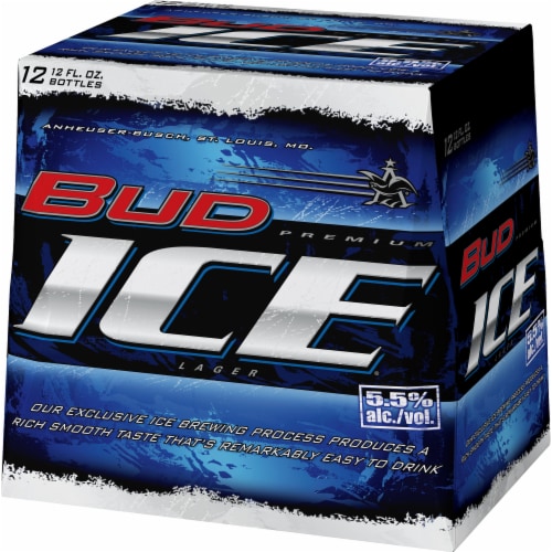 Bud Ice Beer Perspective: top