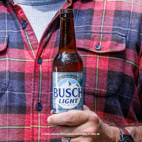 Busch Light American Lager Beer Perspective: top