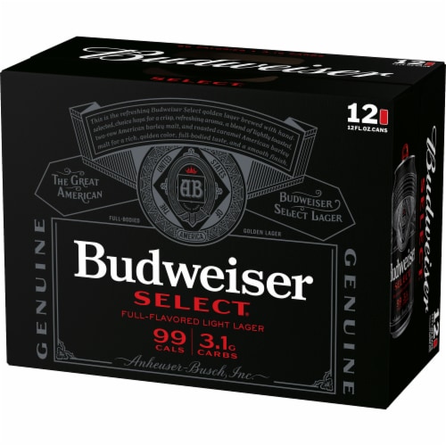 Budweiser Select Light Beer Perspective: top