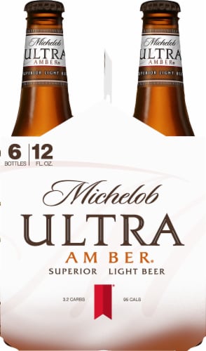 Michelob Ultra Amber Beer Perspective: top