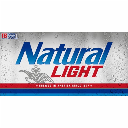 Natural Light Fatties Pack Beer Perspective: top