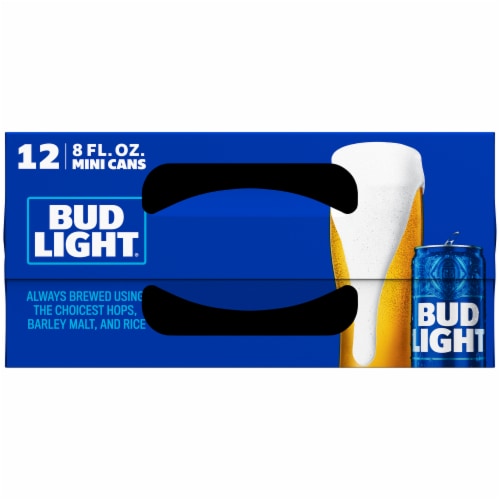 Bud Light Minis Lager Beer Perspective: top