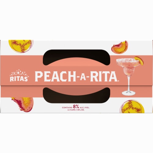 Ritas™ Peach-A-Rita Sparkling Margarita Flavored Malt Beverage Perspective: top
