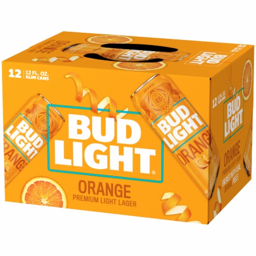 Bud Light Orange Beer Perspective: top