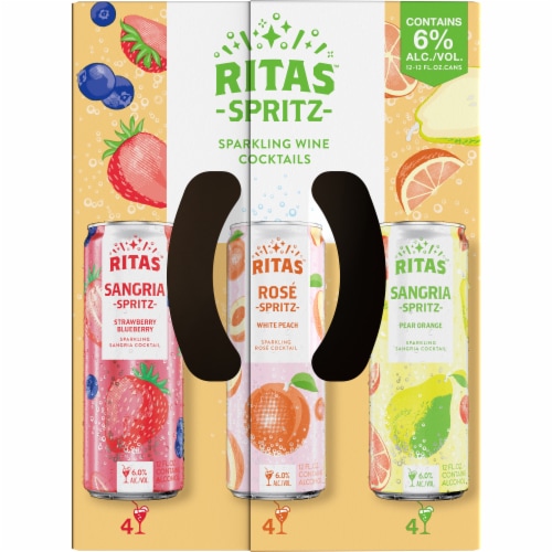 Ritas Spritz Sparkling Cocktail Variety Pack Perspective: top