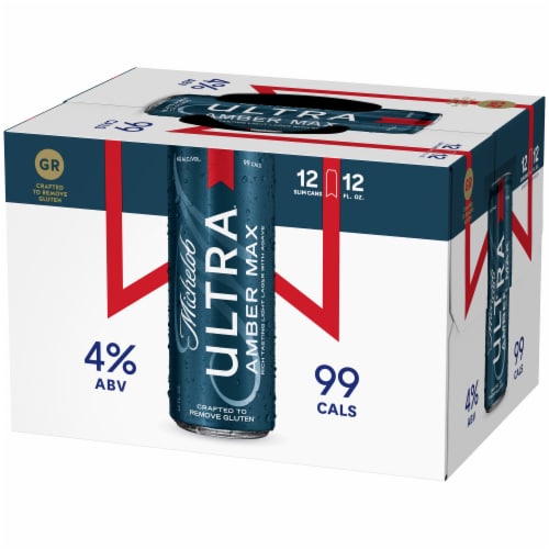 Michelob Ultra Amber Max Light Beer Perspective: top