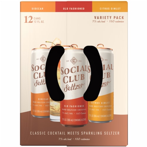 Social Club Cocktail Mixers, Pack of 15