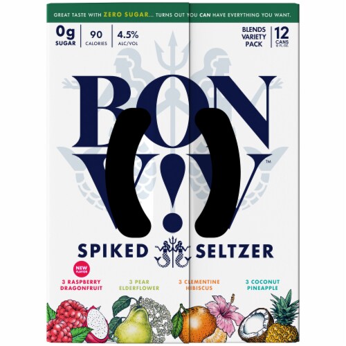 BON V!V™ Spiked Seltzer Variety Pack Perspective: top