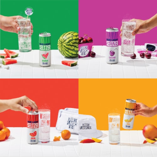 Bud Light Hard Seltzer Variety Pack Gluten Free Perspective: top