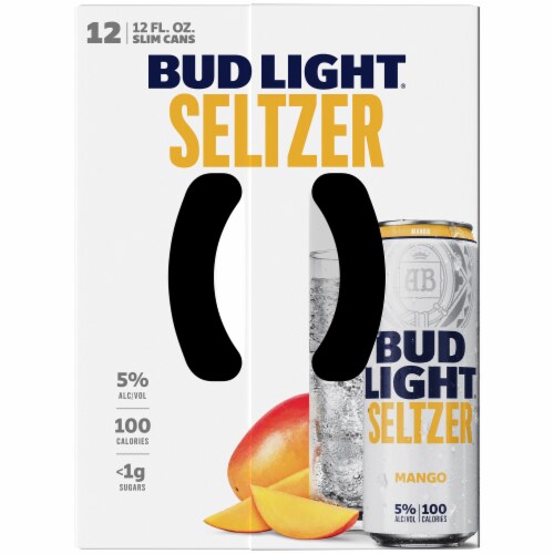 Bud Light Mango Hard Seltzer Perspective: top