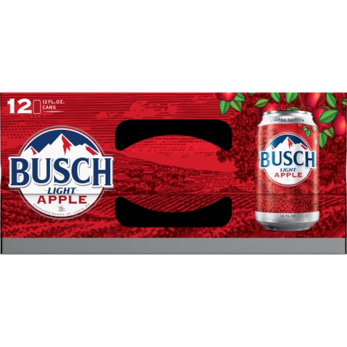 Busch Light Apple Beer, 12 cans / 12 fl oz Mariano’s
