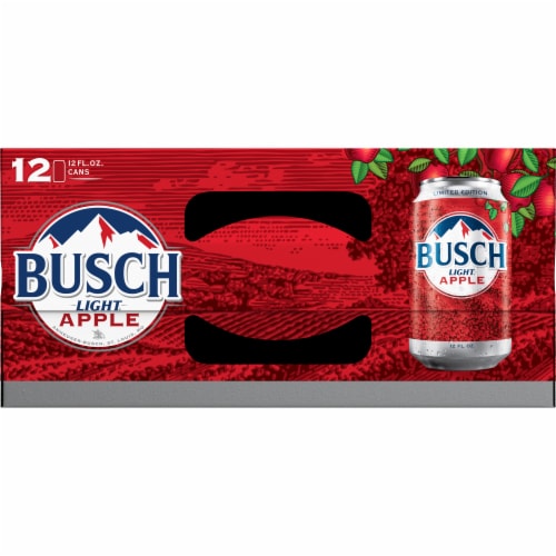 Busch Light Apple Beer, 12 cans / 12 fl oz - King Soopers