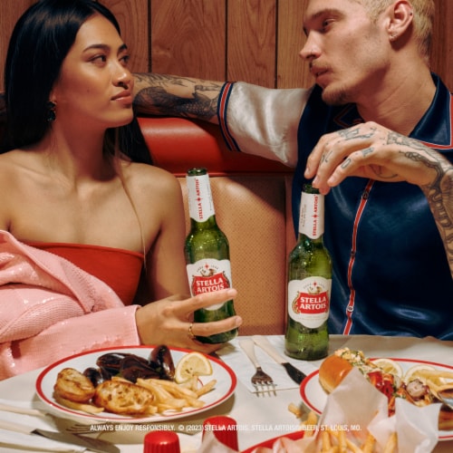 Stella Artois Premium Lager Beer Perspective: top