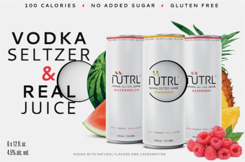 Nutrl Vodka Hard Seltzer Variety Pack Perspective: top