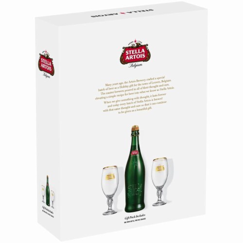 Stella Artois 436939 Holiday Gifting Three Step Pour Set - Clear