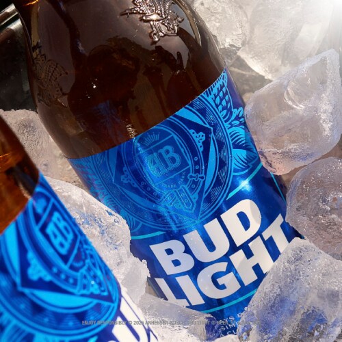 Bud Light American Light Lager Beer Perspective: top