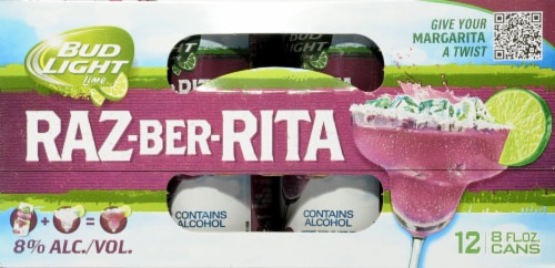 Bud Light Lime Raz Ber Rita Cans 12