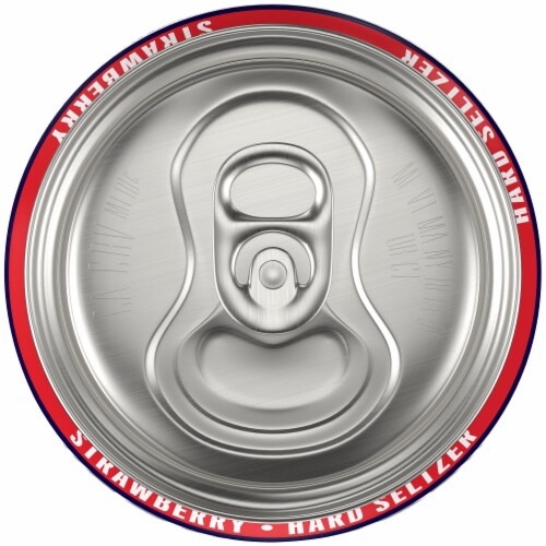 Bud Light Strawberry Hard Seltzer Single Can Perspective: top