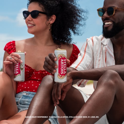 Stella Artois Premium Lager Beer Perspective: top