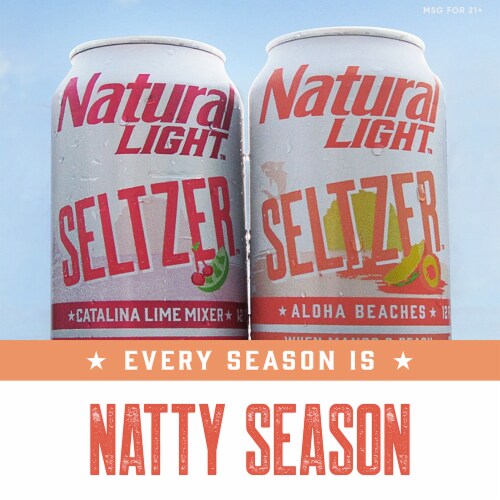 Natural Light Beaches Hard Seltzer Perspective: top