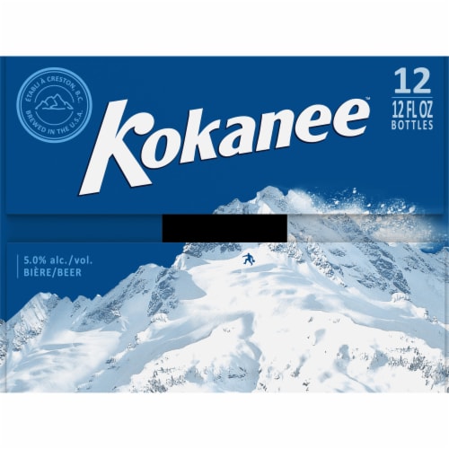Kokanee Bottled Beer Perspective: top