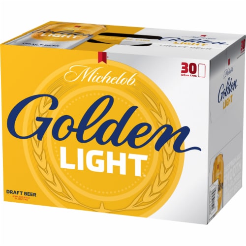 Michelob Golden Light Draft Beer Perspective: top