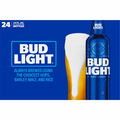 Bud Light® Reclosable Aluminum Beer Bottles Perspective: top