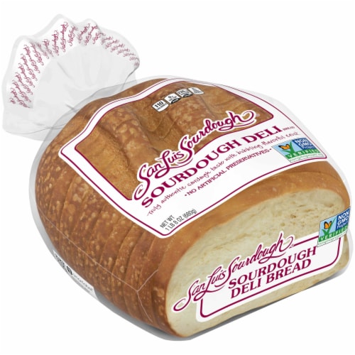 San Luis Sliced Sourdough Deli Bread Perspective: top