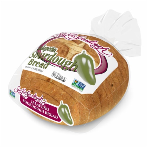 San Luis Sourdough Jalapeno Sourdough Bread Perspective: top