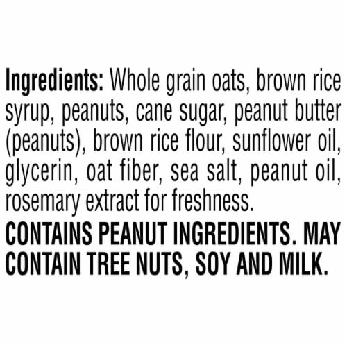 Kashi Peanut Peanut Butter Chewy Granola Bars Perspective: top