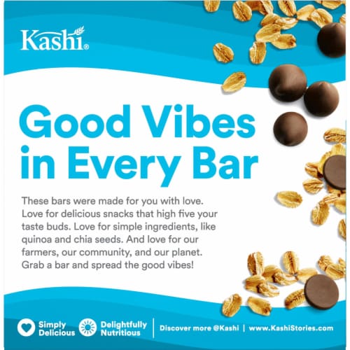 Kashi Chocolate Chip Chia Crunchy Granola Bars Perspective: top