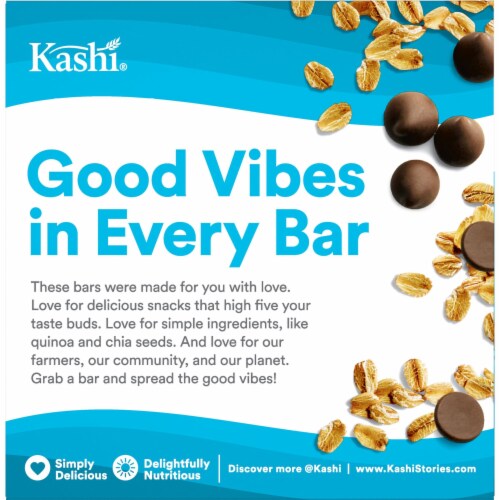 Kashi Chocolate Chip Chia Crunchy Granola Bars Perspective: top