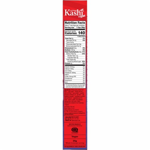 Kashi by Kids Super Loops Berry Breakfast Cereal Perspective: top