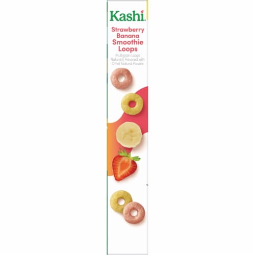 Kashi Strawberry Banana Smoothie Loops Cereal Perspective: top
