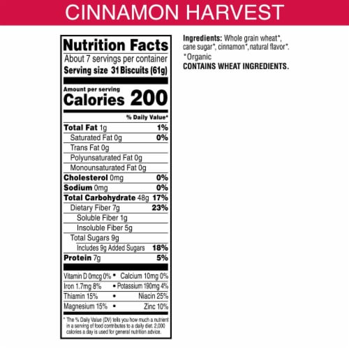Kashi Cinnamon Harvest Cereal Perspective: top