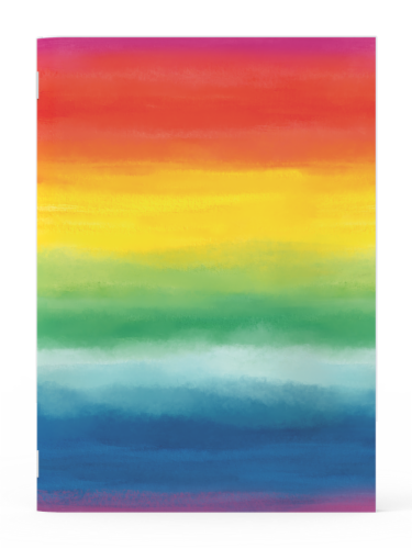 IG Design Rainbow Pride Notebooks Perspective: top