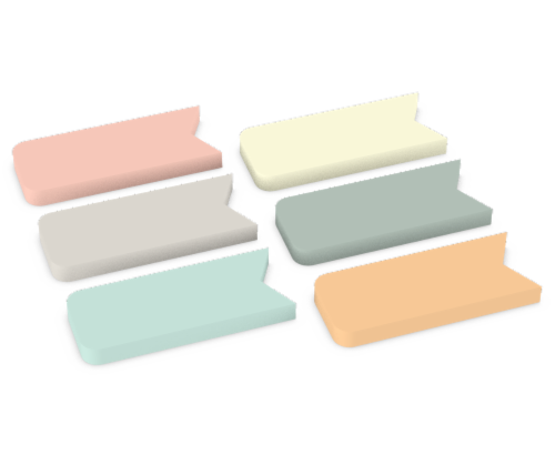 IG Design Page Flag Sticky Notes Perspective: top