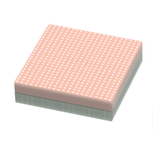 IG Design Patterned Square Sticky Notepads - Assorted Perspective: top