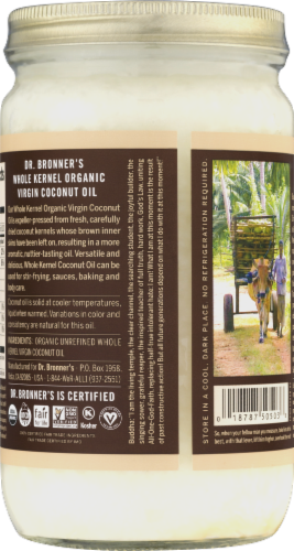 Dr. Bonner's Organic Virgin Coconut Oil Perspective: top
