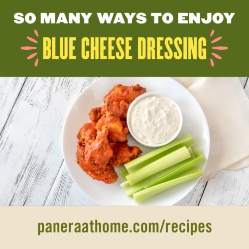 Panera Bread At Home Hand-Crafted Crumbles Chunky Blue Cheese Dressing & Dip Perspective: top