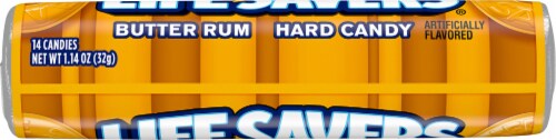 Life Savers Butter Rum Hard Candy Perspective: top