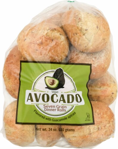 Anthony & Sons Bakery Avocado Dinner Roll Perspective: top