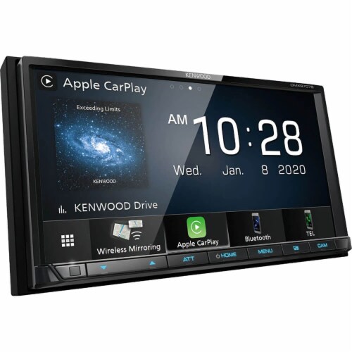 Kenwood DMX9707 Digital Multimedia Receiver with Bluetooth Perspective: top