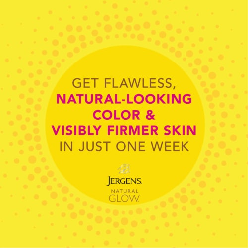 Jergens Natural Glow Natural Glow Firming Daily Moisturizer Medium to Tan Sunless Tanner Lotion Perspective: top