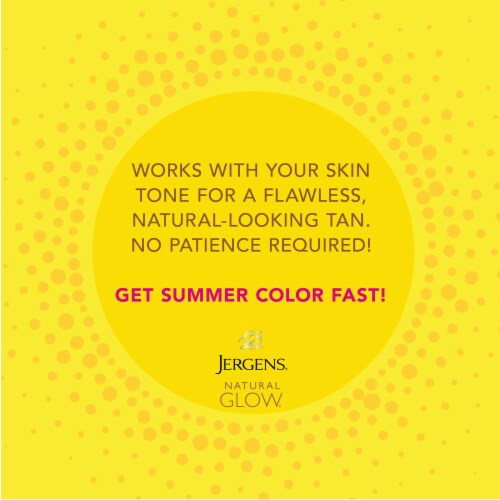 Jergens Instant Sun Natural Glow Sunless Tanning Mousse, Self Tanner Deep Bronze Tan Perspective: top