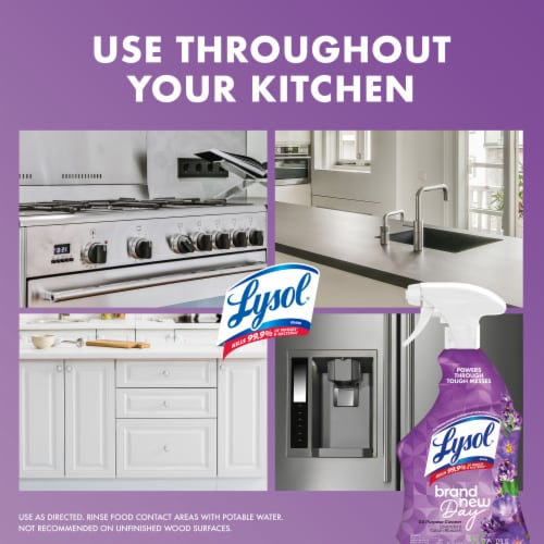 Lysol® Brand New Day™ All Purpose Cleaner Lavender & Cotton Blossom Perspective: top